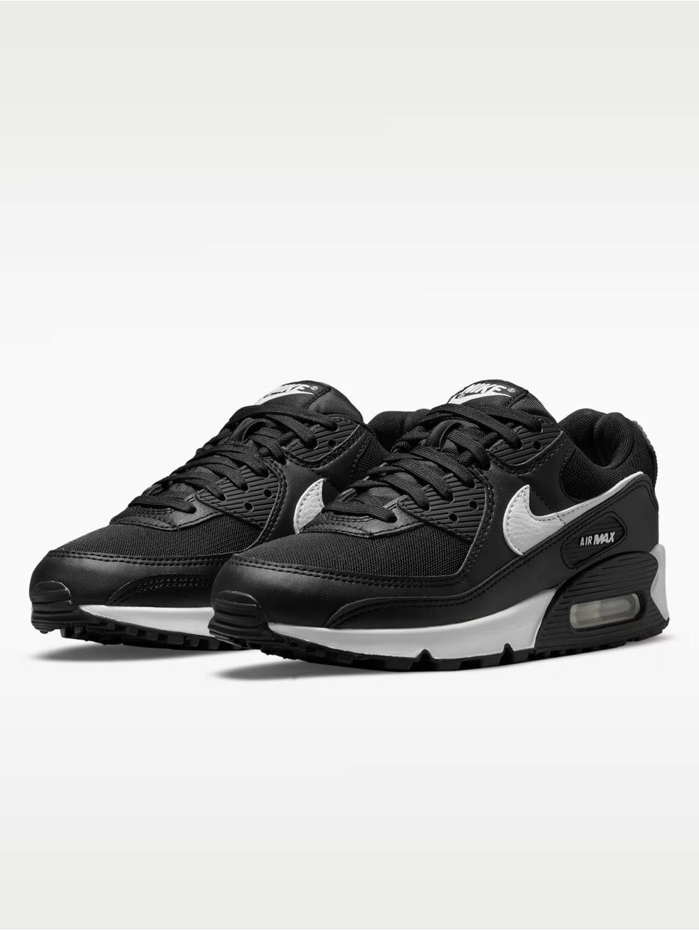 Nike Black & White Air Max Running Shoes